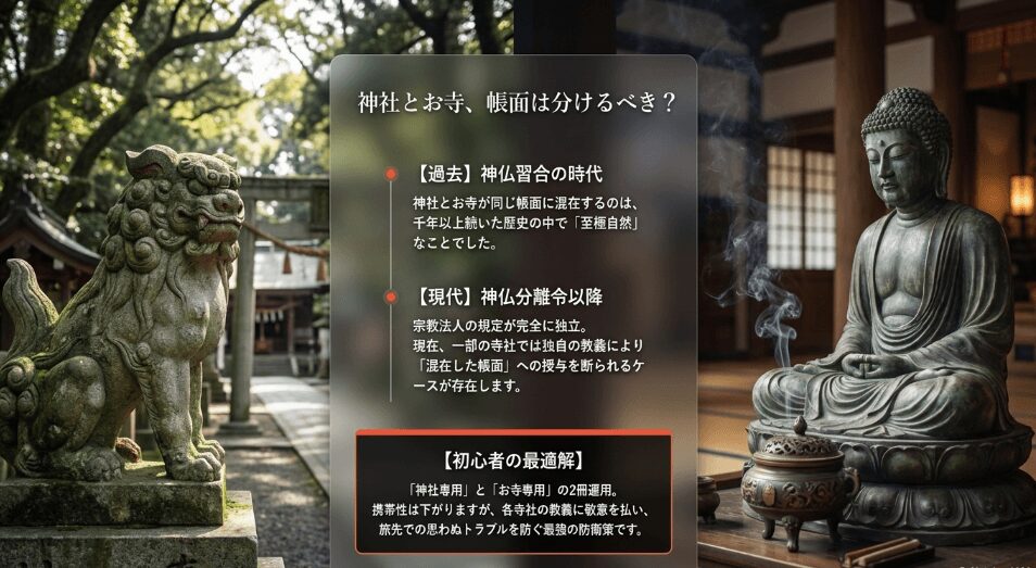 神社用とお寺用で分けるべき理由と授与拒否を避ける防衛策