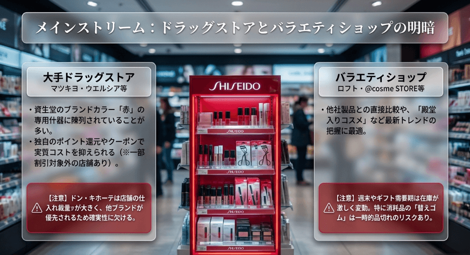 マツキヨやドンキなどドラッグストアの取扱状況