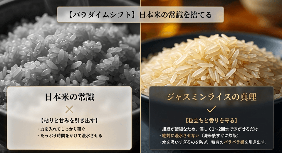 本格的な食味を再現する「ジャスミンライス」炊飯のコツ