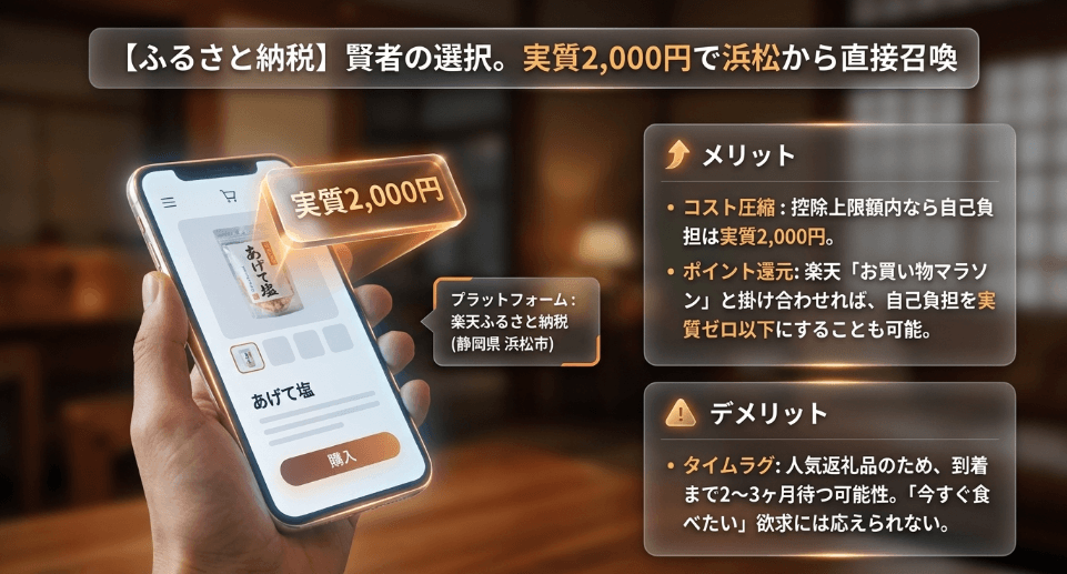 【楽天】浜松市のふるさと納税でまるたやのあげ潮をお得に購入