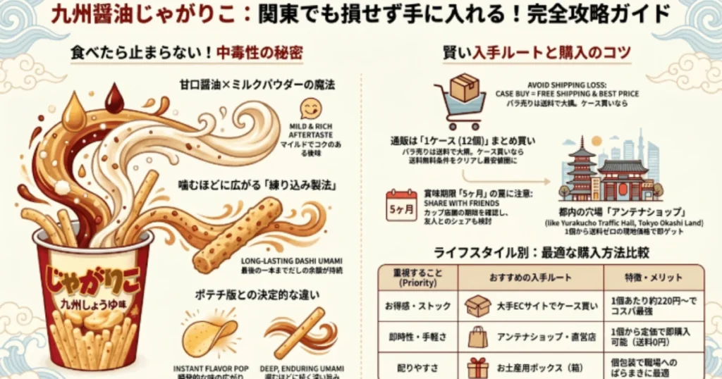 九州醤油じゃがりこが愛される理由