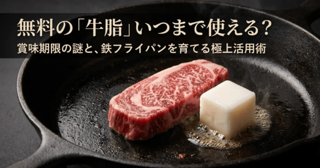 牛脂の賞味期限切れは危険？傷んだサインと正しい見極め方を解説