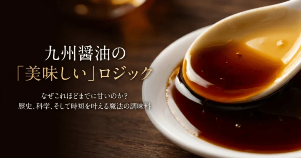 九州醤油なぜ甘い？3つの理由と刺身が激ウマになる科学の秘密