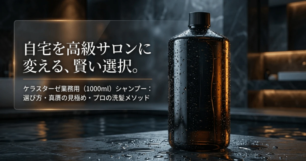 ケラスターゼシャンプー業務用は本当にお得?コスパや偽物の見分け方