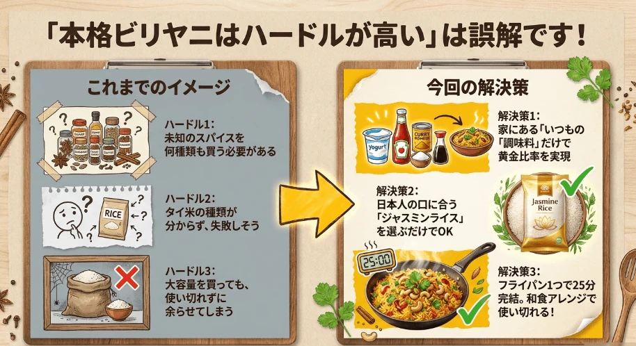 まとめ ジャスミンライスでビリヤニ!失敗しない炊き方と簡単レシピ