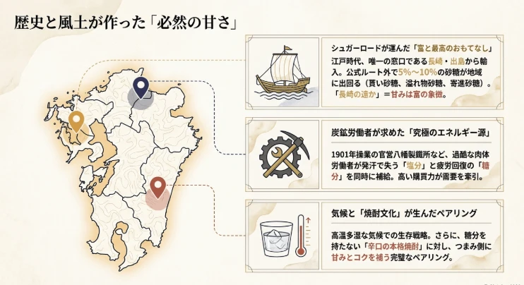 1.シュガーロードが運んだ砂糖文化