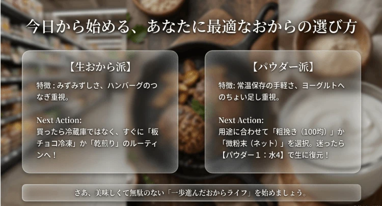 まとめ　スーパーのおからはどこ？売り場の探し方