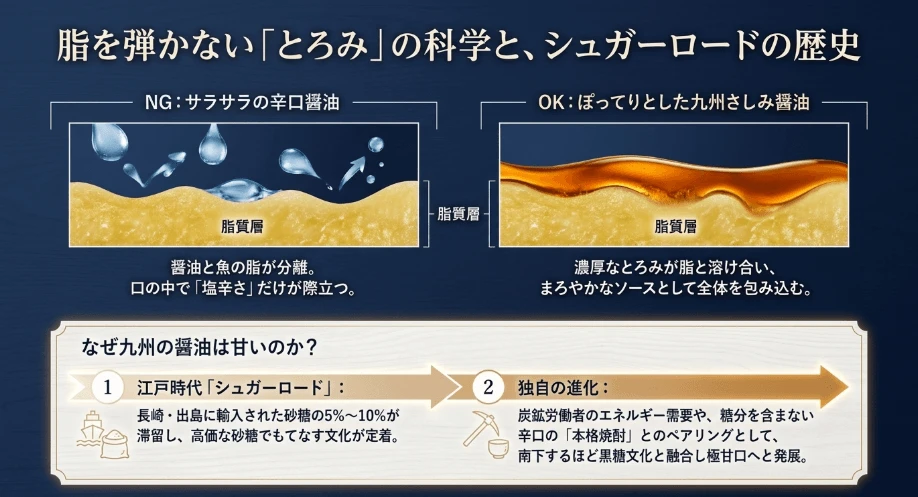 脂を弾かないとろみの秘密
