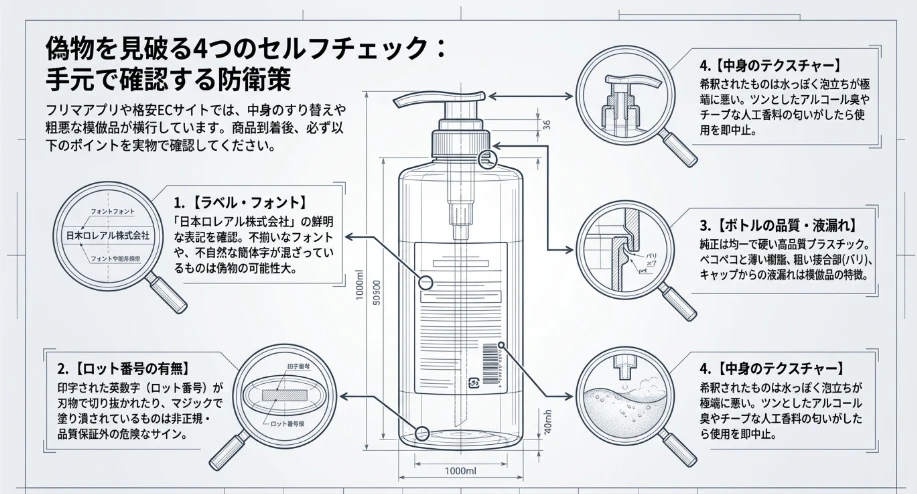 偽物や模倣品を見極める方法