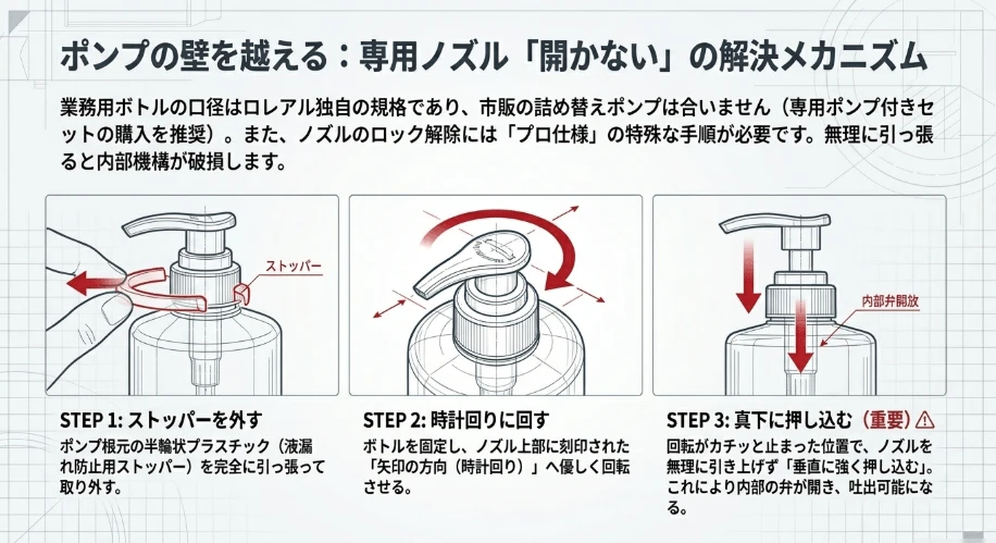 問い合わせが多発する「ノズルが上がらない」現象の正しい解除手順