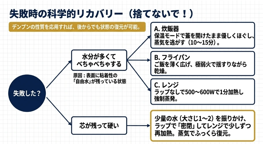 失敗時の科学的リカバリー手法