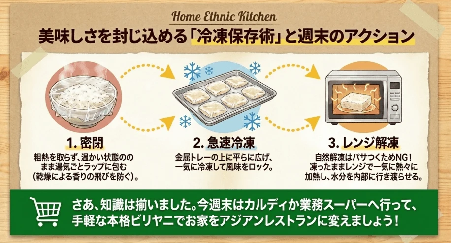 ジャスミンライスを使い切る冷凍保存法