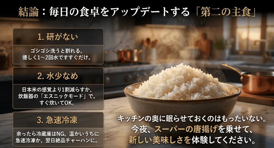 ジャスミンライスを味わい尽くすまとめ