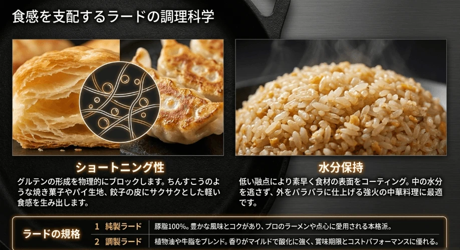 ラードは純製と調製どっち?違いや料理別おすすめの選び方