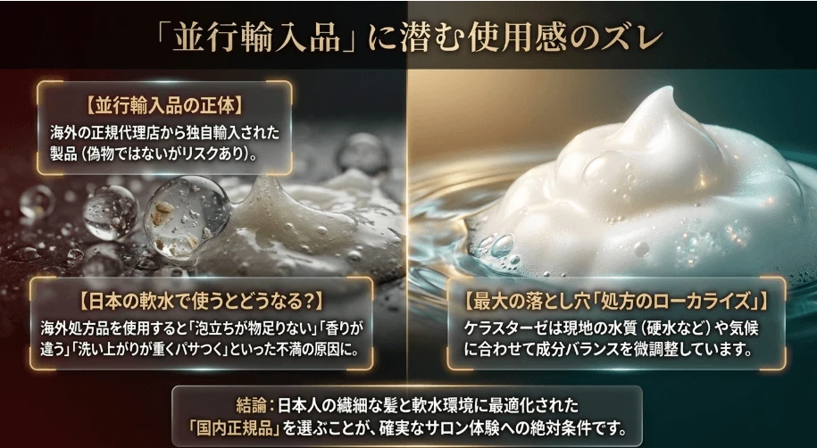 国内正規品と並行輸入品の違いやリスク