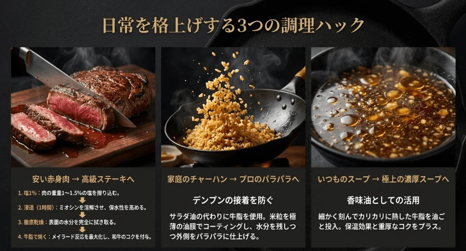安いお肉が高級牛に化ける下処理