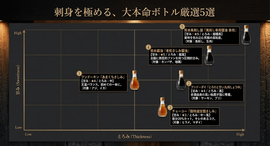 刺身を極める厳選おすすめ5選