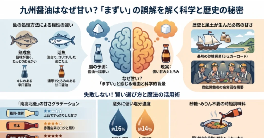 九州醤油がまずいと言われる理由