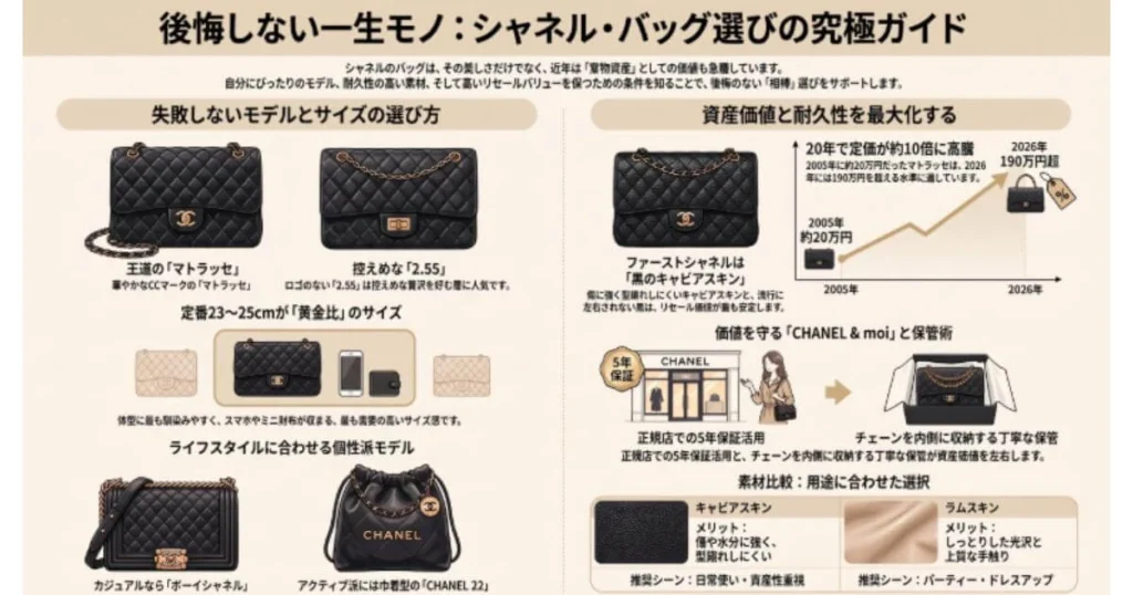 シャネルバッグ買うならどれ？