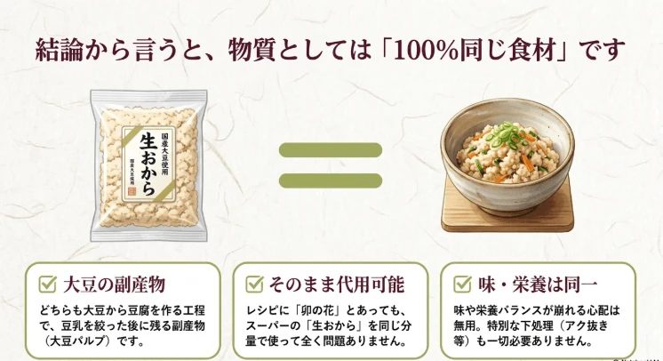 レシピの置き換えは可能?