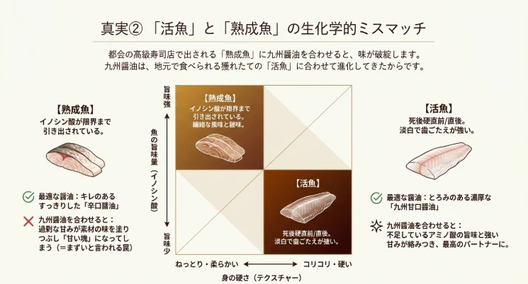 熟成させたエイジング魚との罠