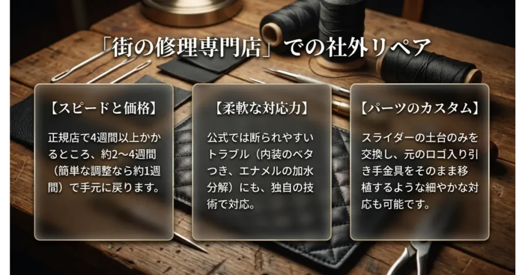 修理専門店のメリット