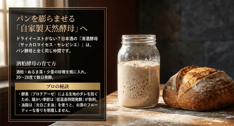 ドライイーストの代用にする