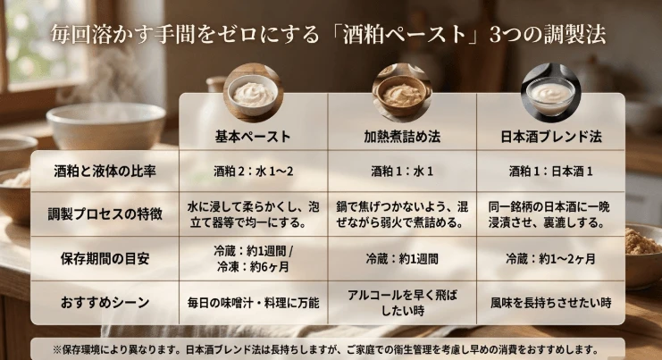 作り置きできる便利なペースト