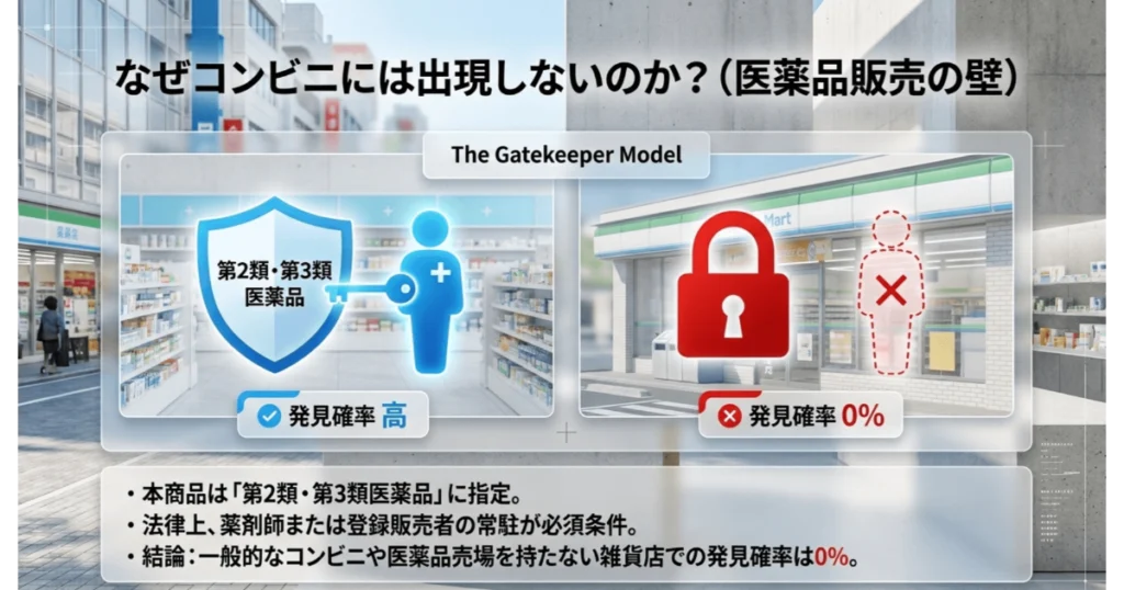ドラクエ目薬が一般的なコンビニや雑貨店で売っていない理由（医薬品販売の法律と資格者の壁）